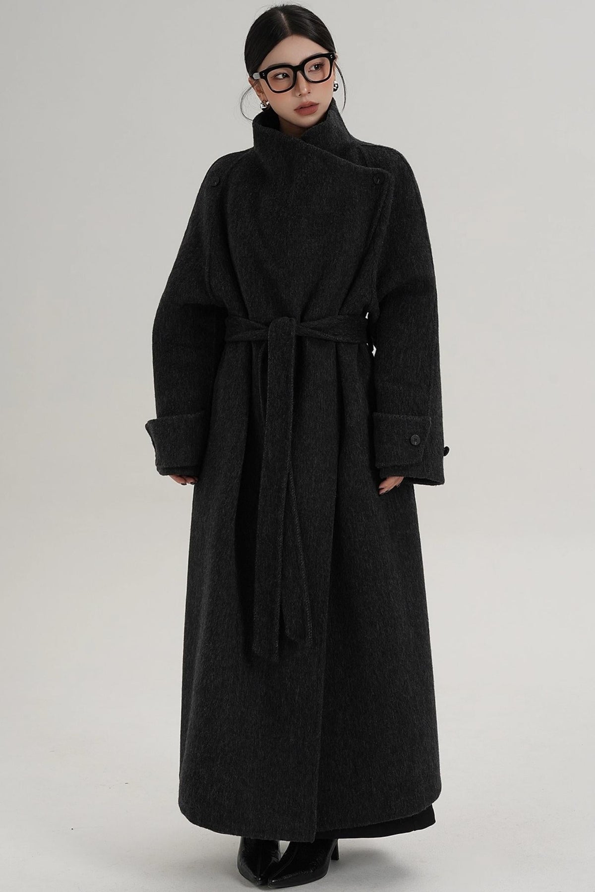 High-End Stand-Up Collar Coat