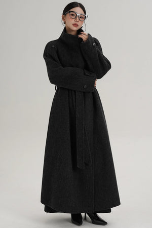 High-End Stand-Up Collar Coat