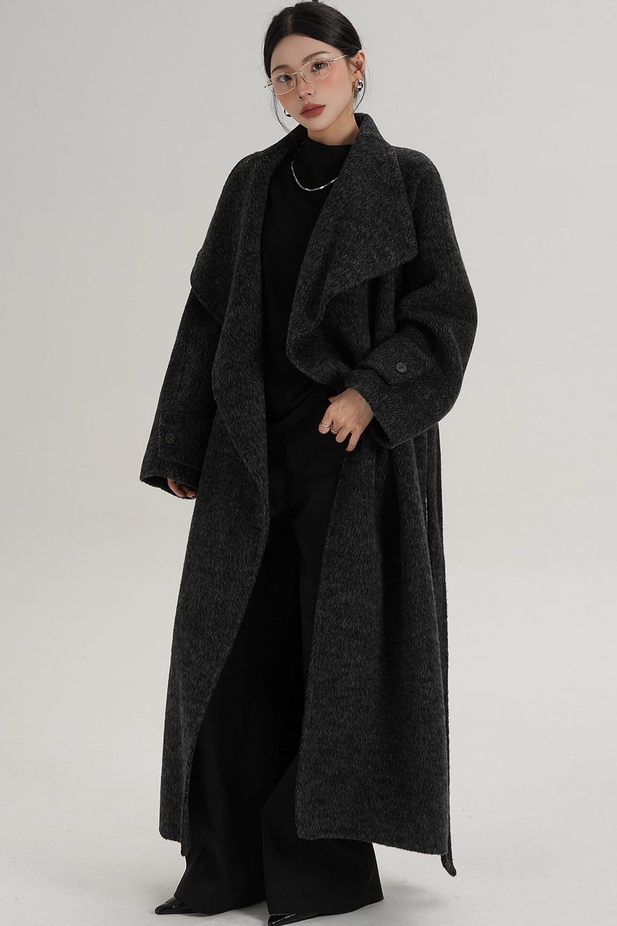 High-End Stand-Up Collar Coat