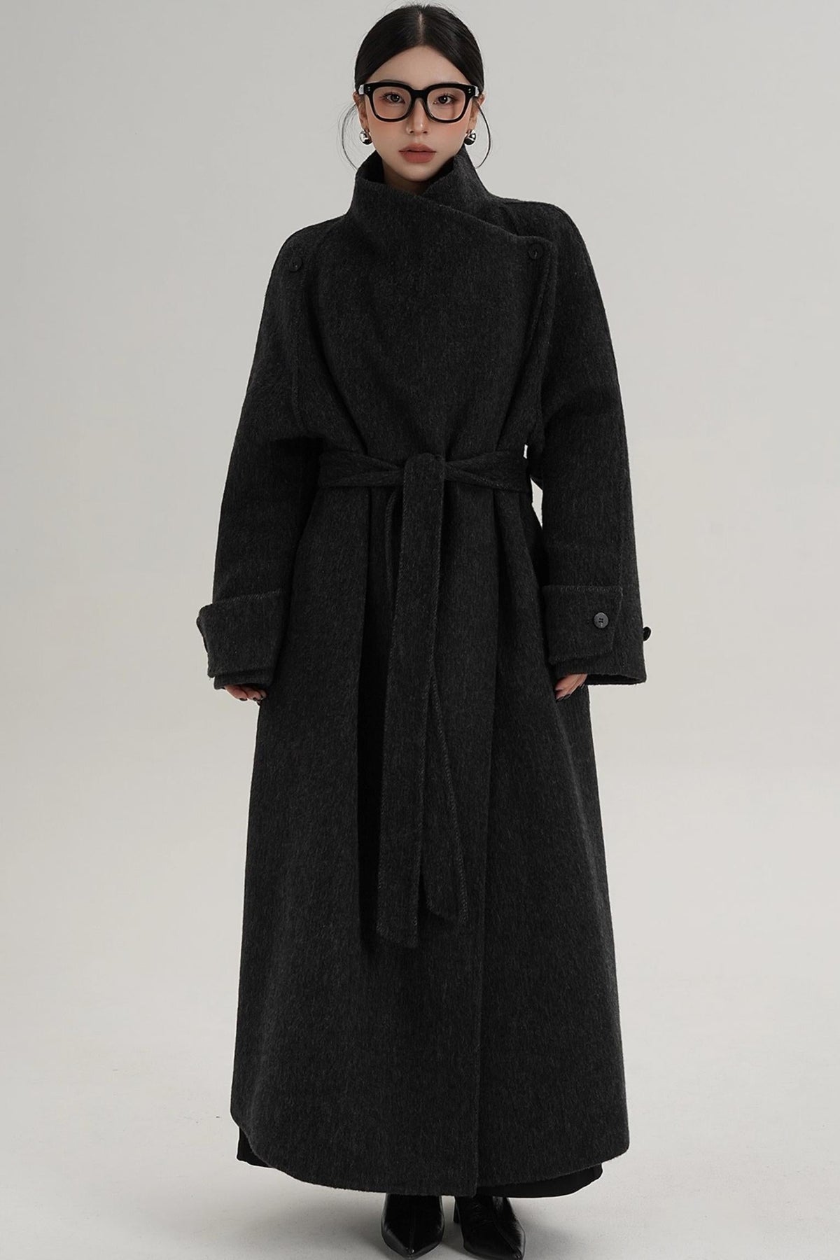 High-End Stand-Up Collar Coat