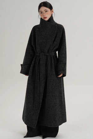 High-End Stand-Up Collar Coat