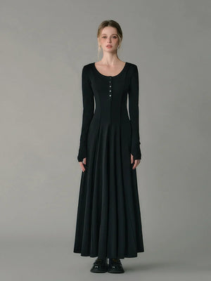 high-end with a vintage dress