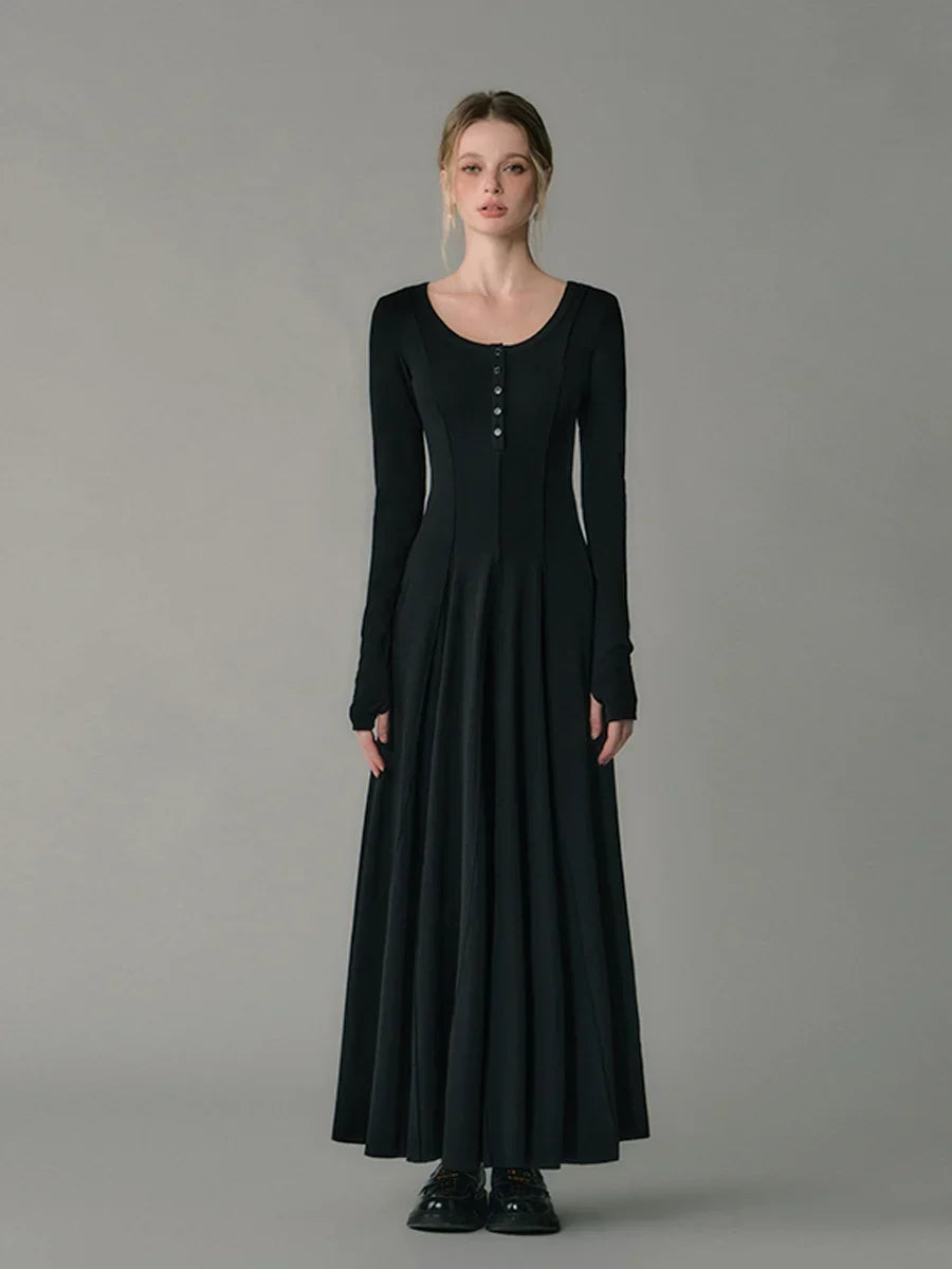 high-end with a vintage dress