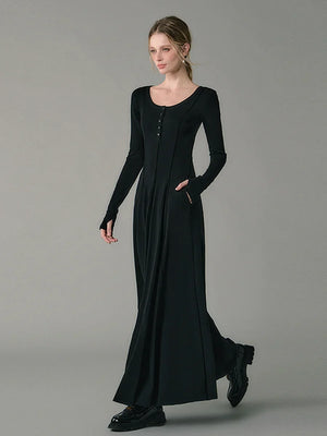 high-end with a vintage dress