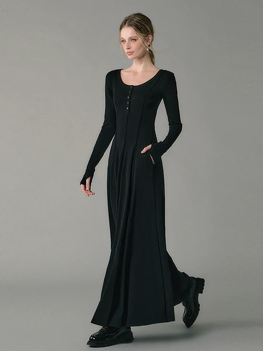 high-end with a vintage dress