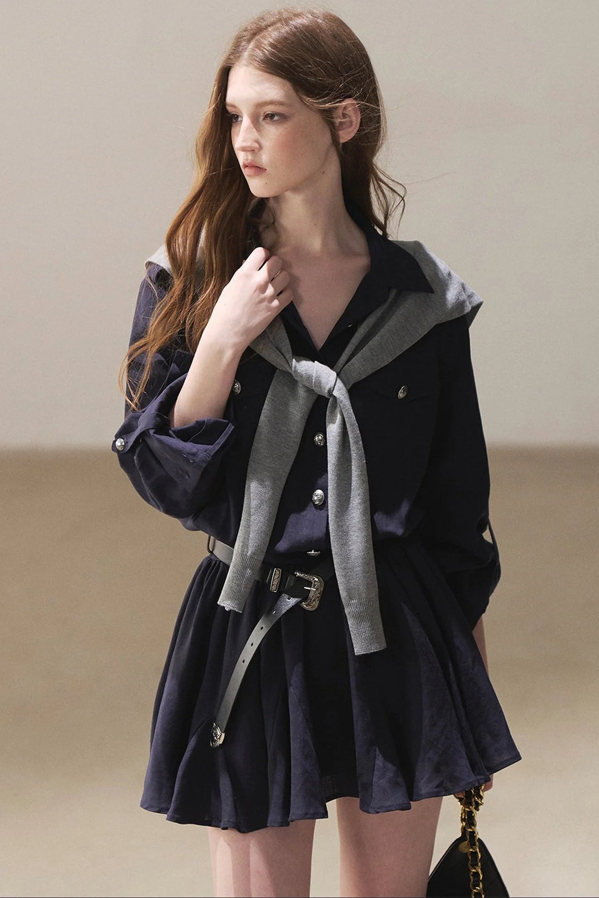 High-Fashion Shirt Dress Set-Up