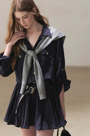 High-Fashion Shirt Dress Set-Up