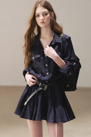 High-Fashion Shirt Dress Set-Up