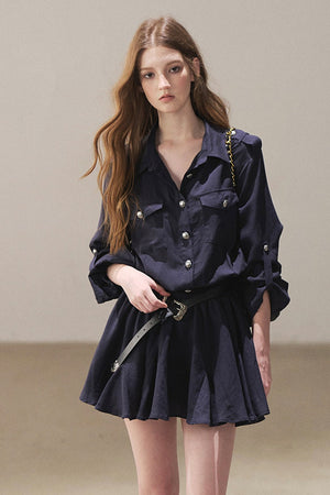 High-Fashion Shirt Dress Set-Up