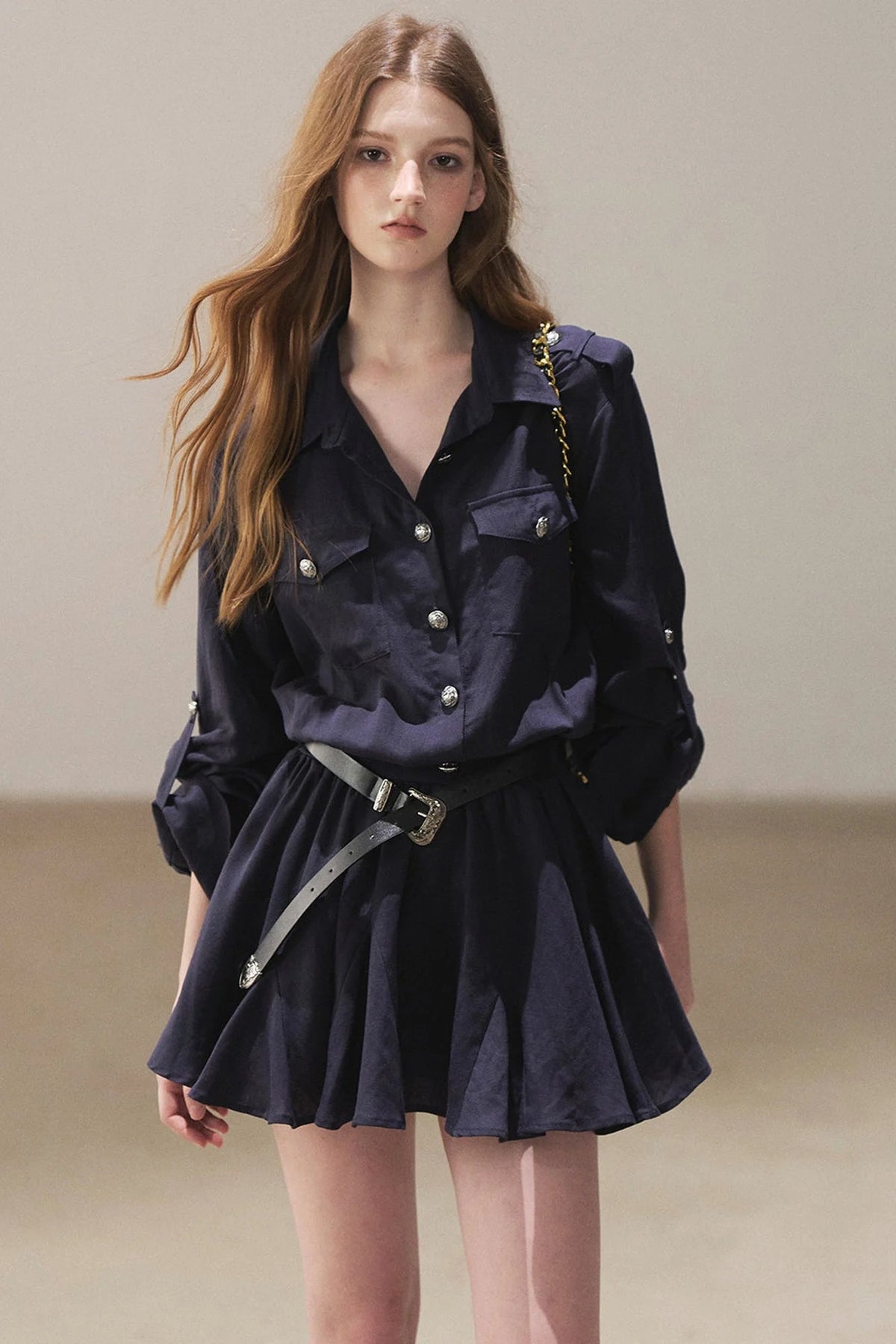 High-Fashion Shirt Dress Set-Up