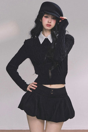 High Intelligence Knitted Top