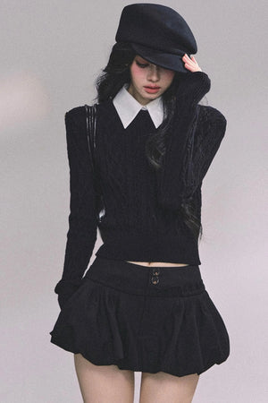 High Intelligence Knitted Top