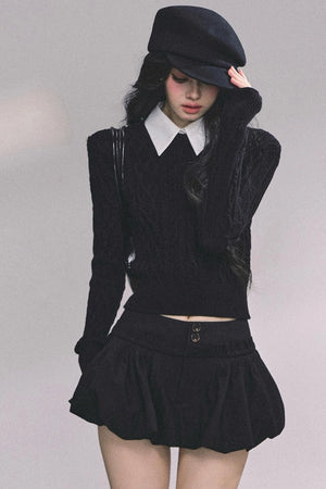 High Intelligence Knitted Top