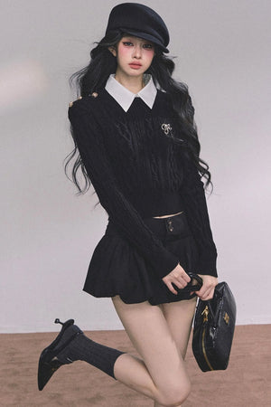 High Intelligence Knitted Top
