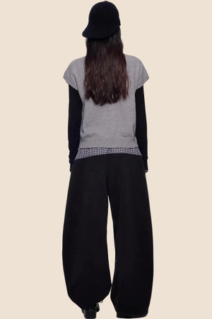 High-Intelligence Wool Knit Cardigan