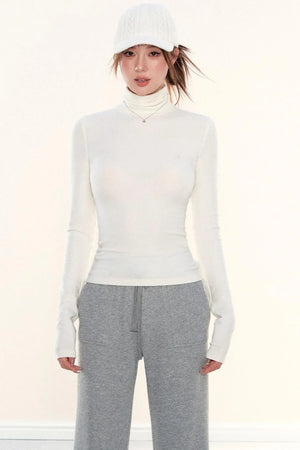 High-Neck Slimming Top