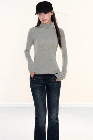 High-Neck Slimming Top