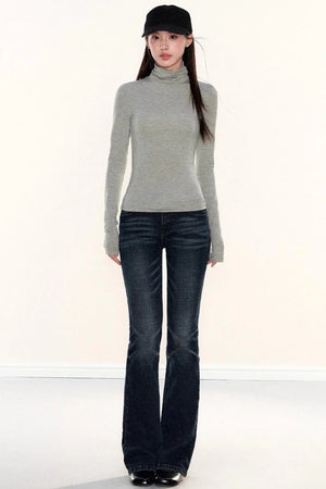 High-Neck Slimming Top