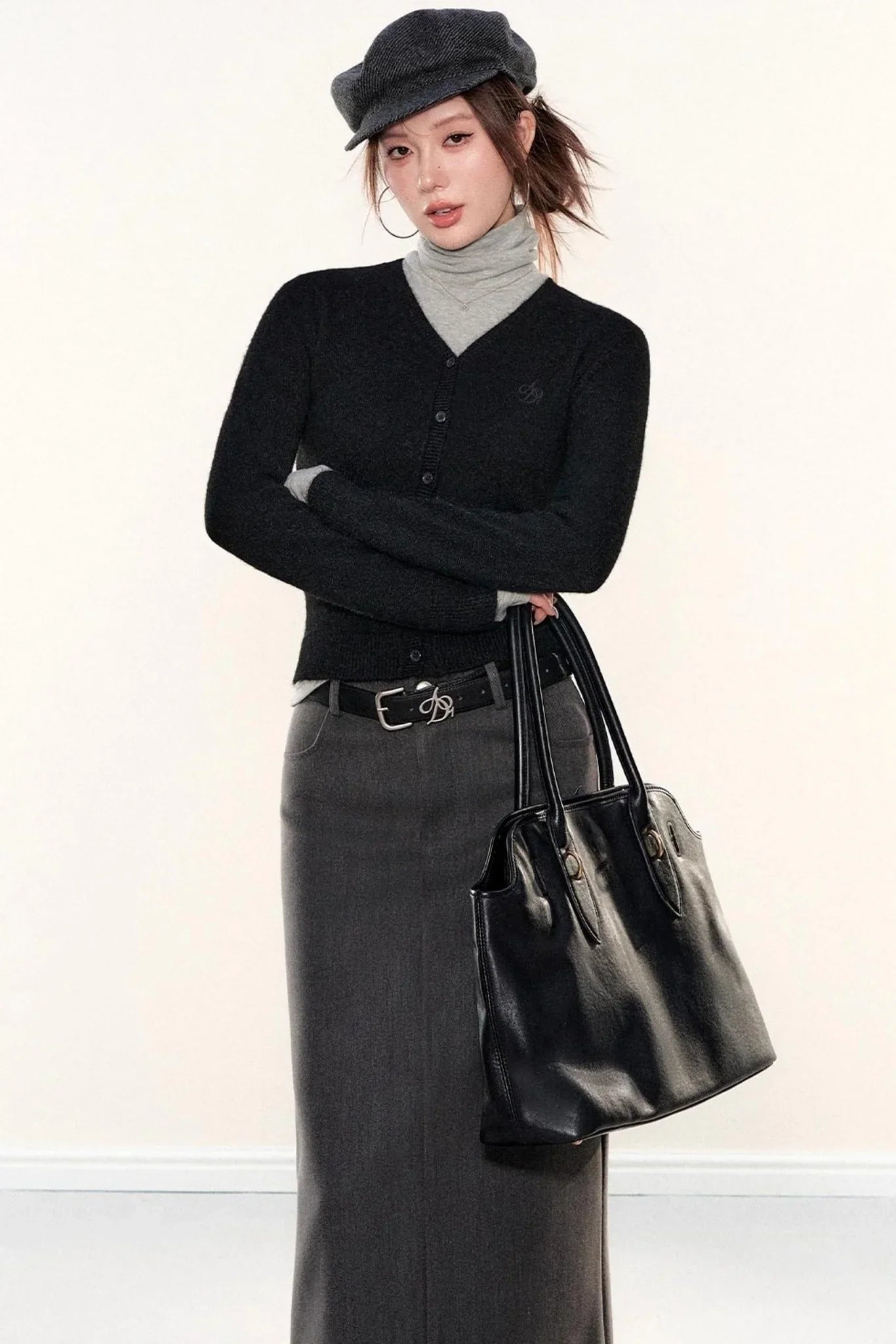 High-Neck Slimming Top