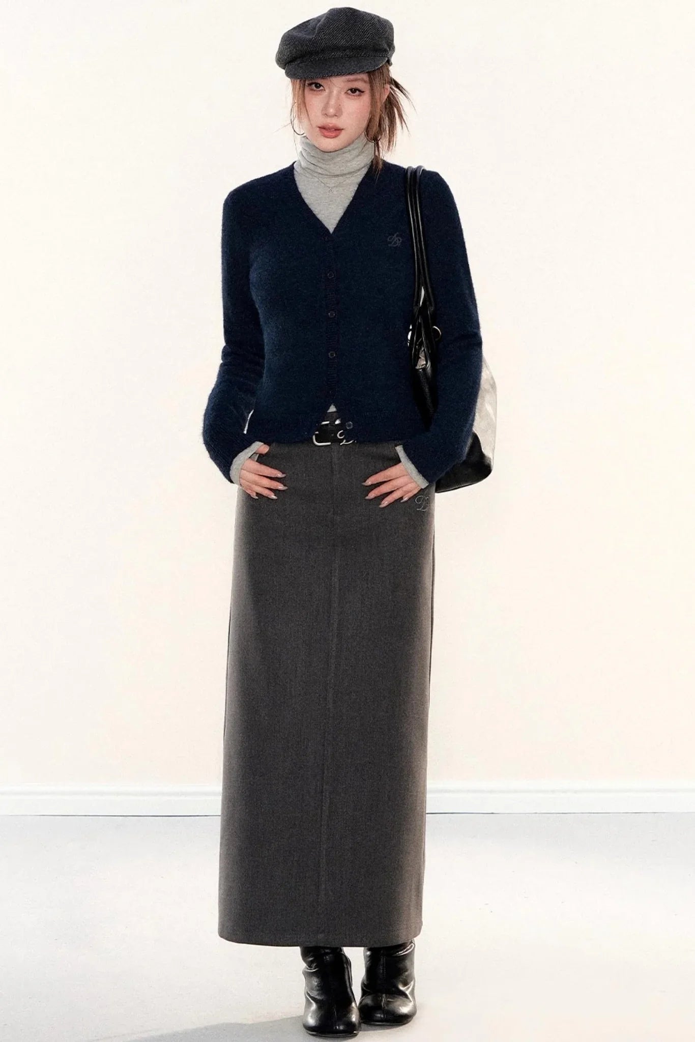 High-Neck Slimming Top