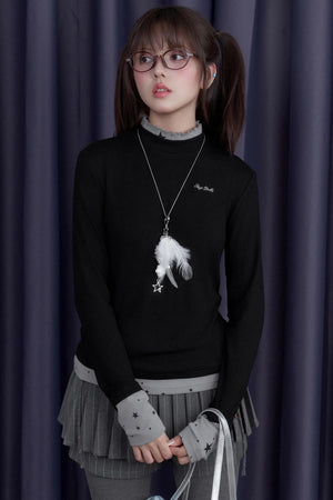 High-Neck T-Shirt