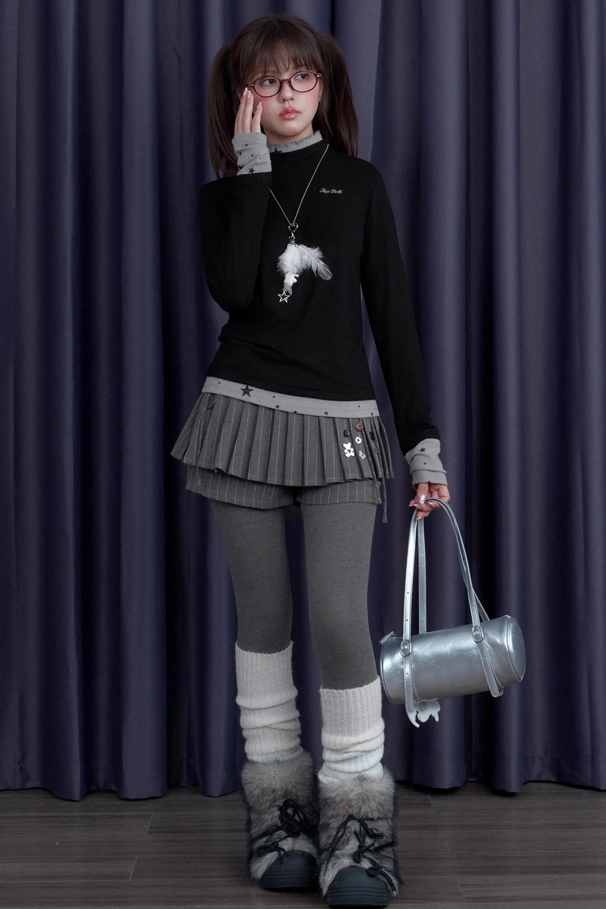 High-Neck T-Shirt