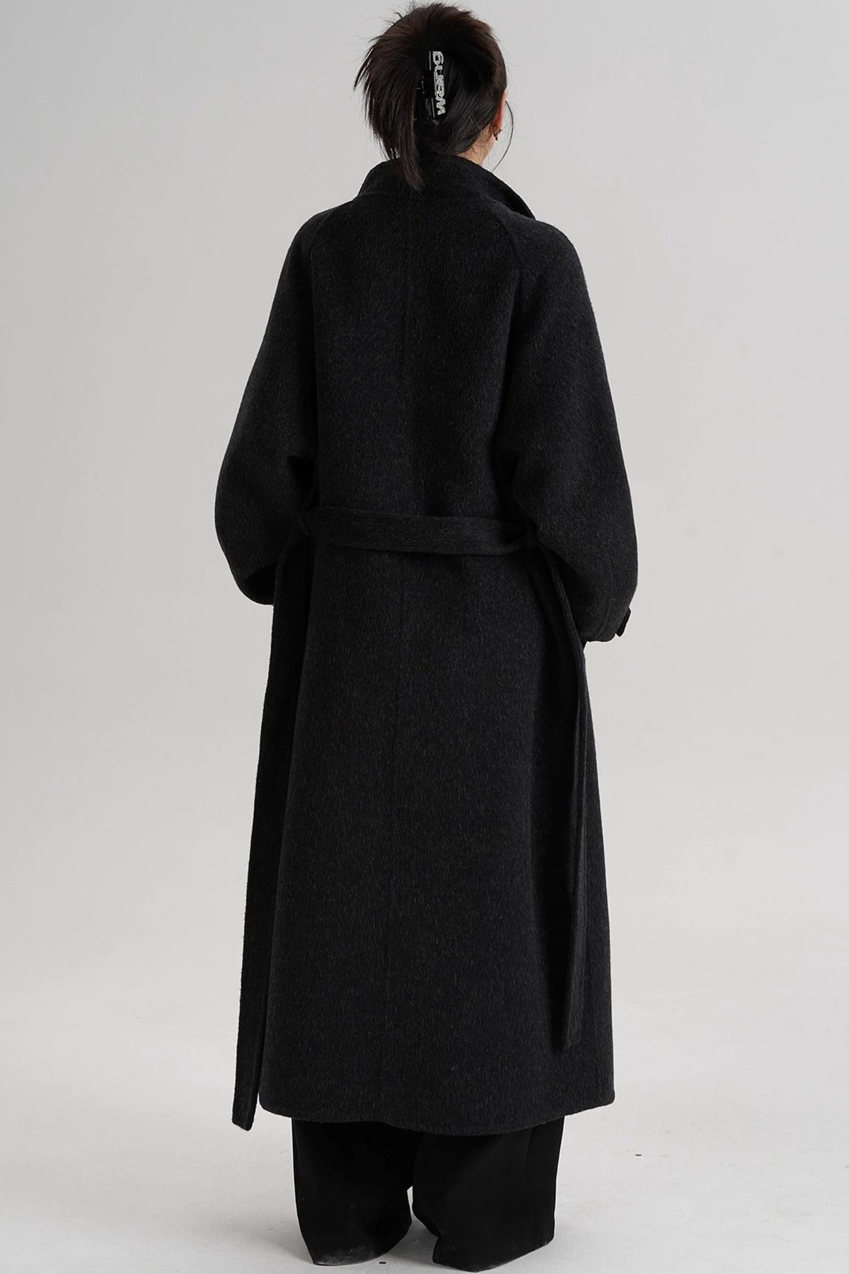 High Neck Wool Coat