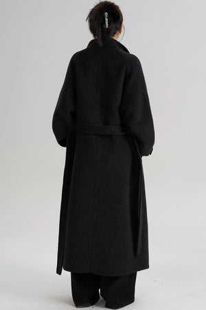 High Neck Wool Coat