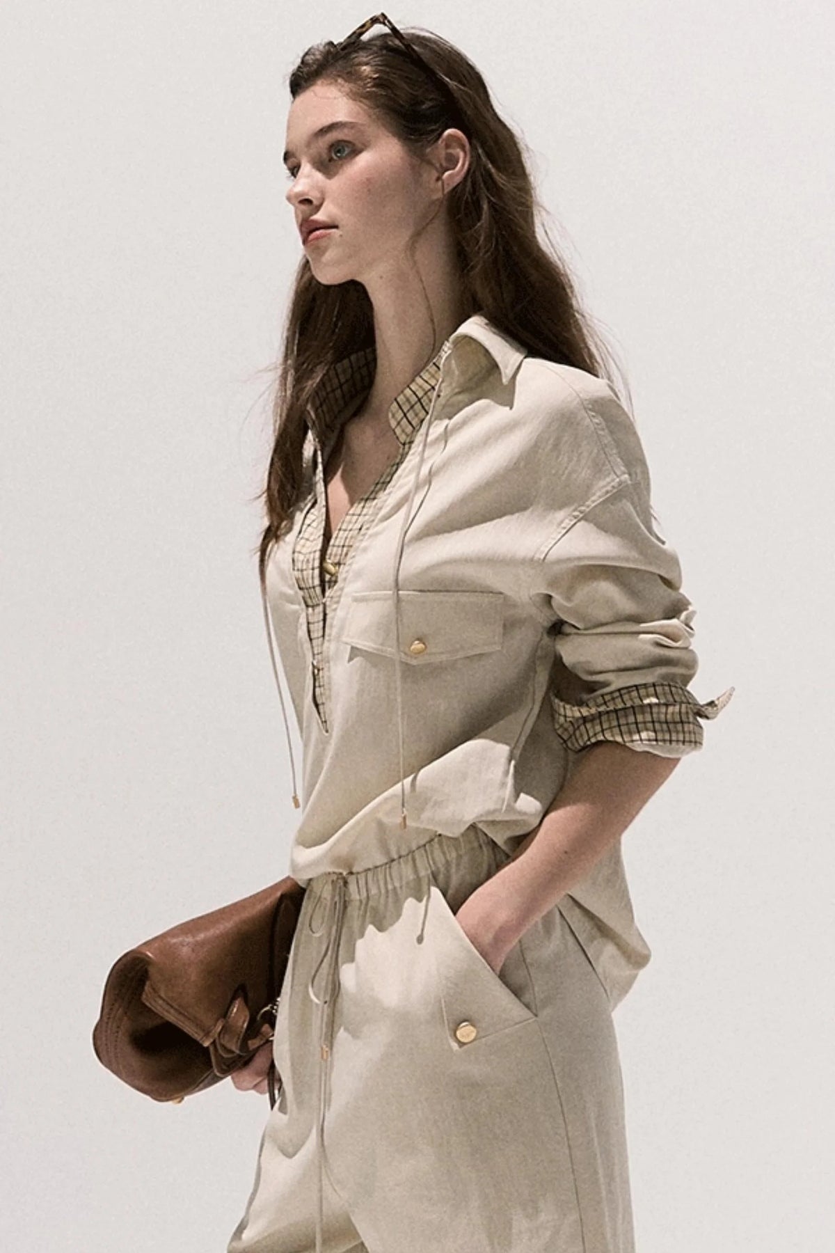 High Sense Cotton Shirt With Pants Set-Up
