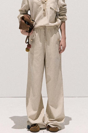High Sense Cotton Shirt With Pants Set-Up