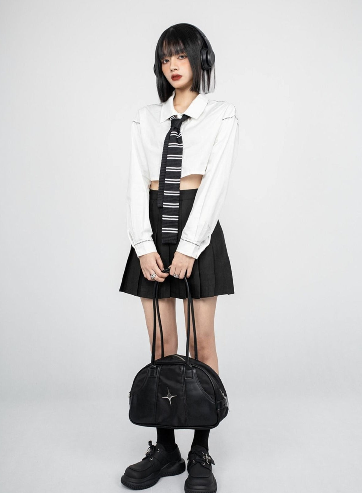 High Waist Anti Runout A-line Half length Skirt