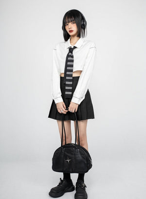 High Waist Anti Runout A-line Half length Skirt