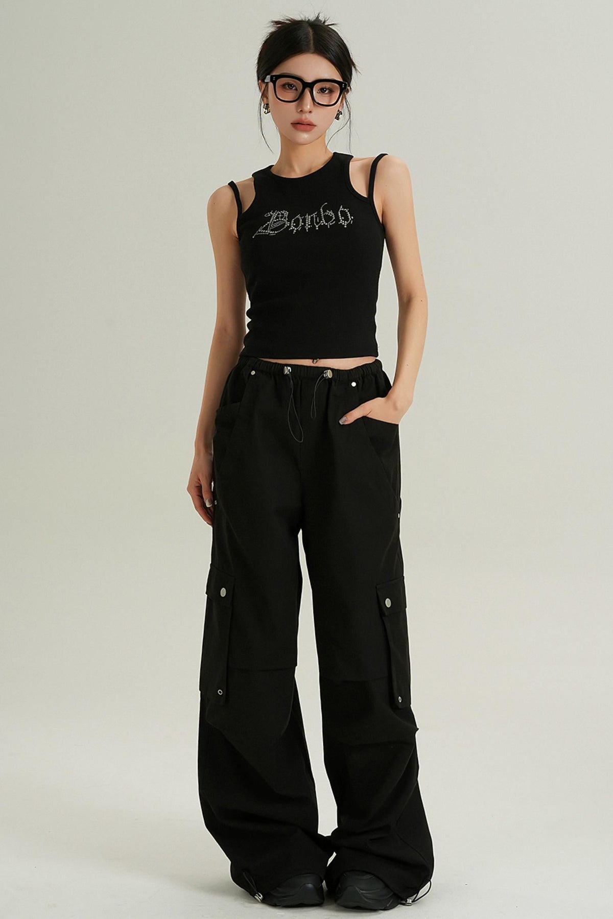 High Waist Casual Wide Pants