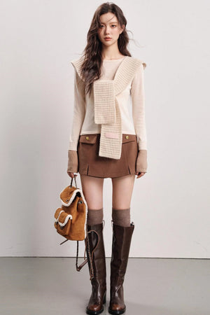 High-Waist Mini Skirt