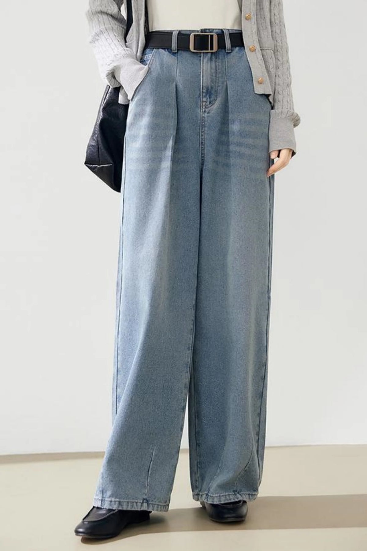 High Waist Slim Jeans