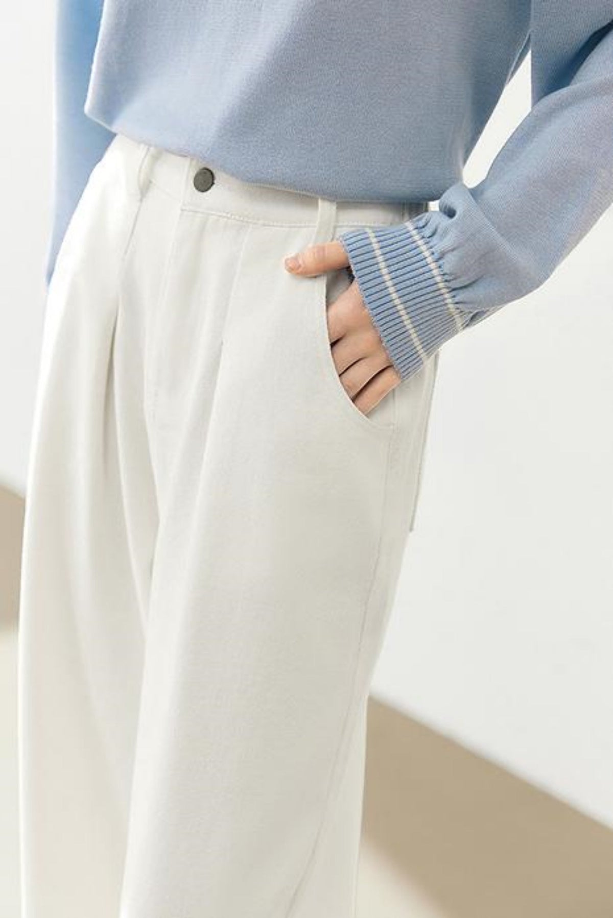 High Waist Slim Jeans