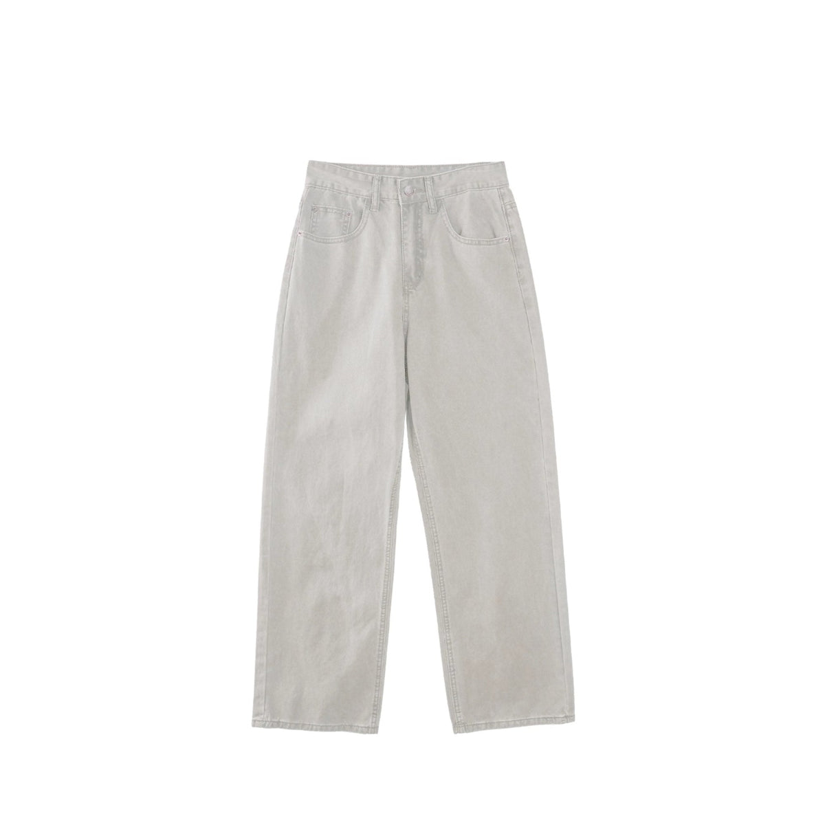 High-Waist Straight Jeans