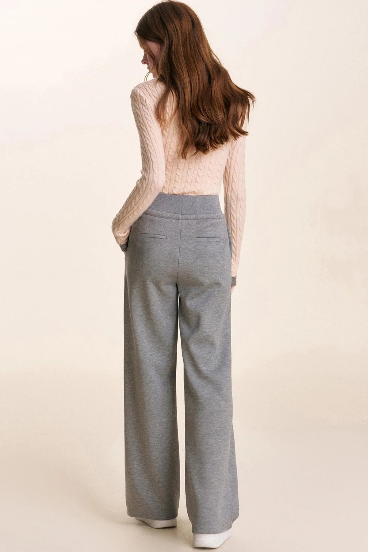 High-Waisted Casual Sweatpants
