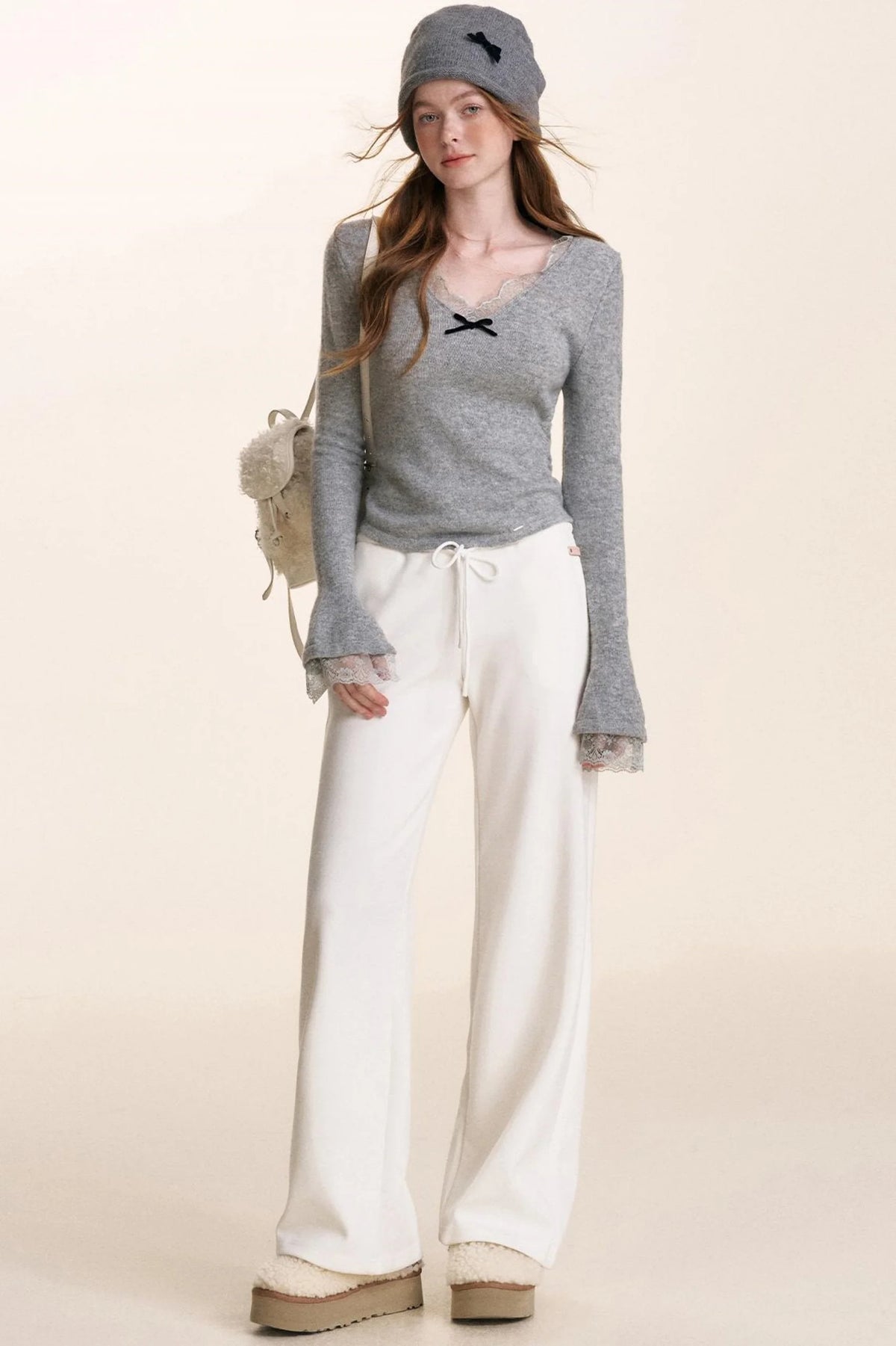 High-Waisted Casual Sweatpants