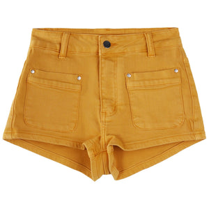 High-Waisted Denim Shorts