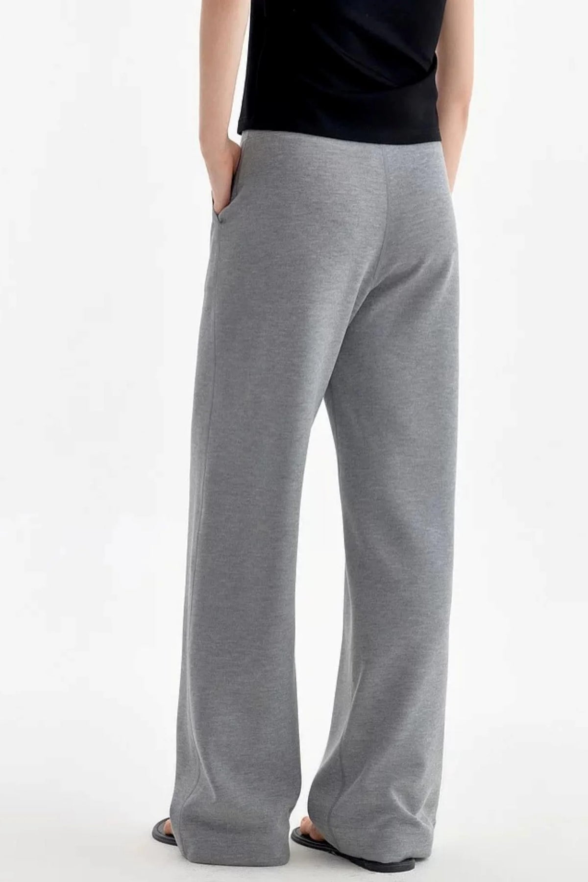 High-Waisted Drawstring Pants