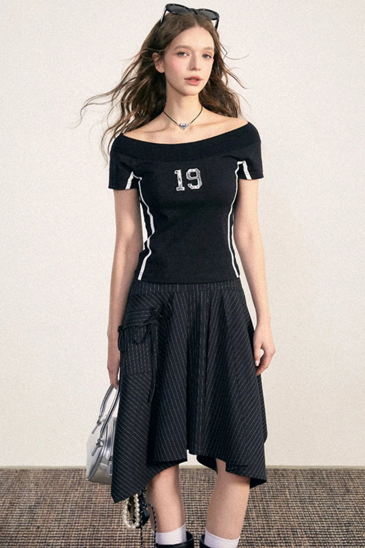 High-Waisted Fishtail Skirt