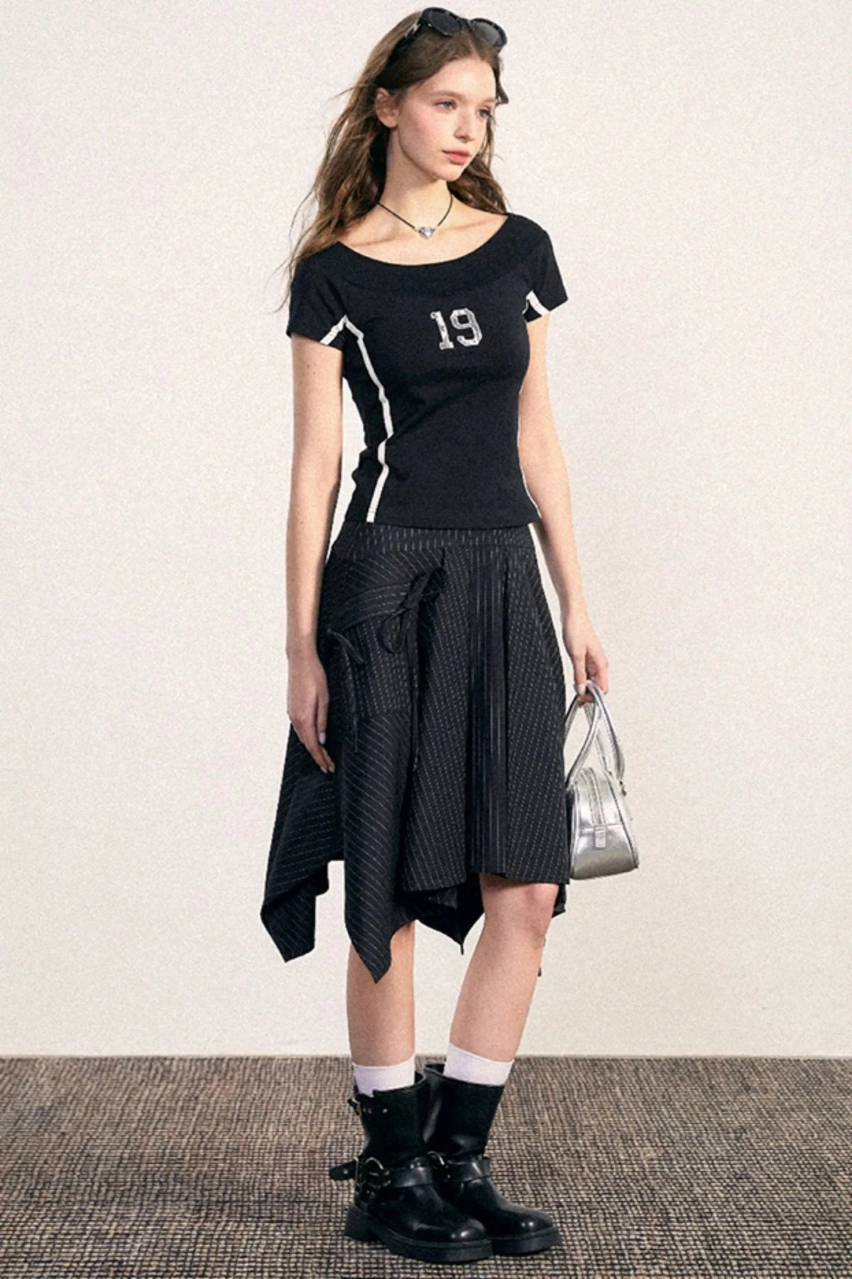 High-Waisted Fishtail Skirt