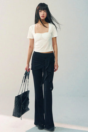 High-Waisted Flared Pants