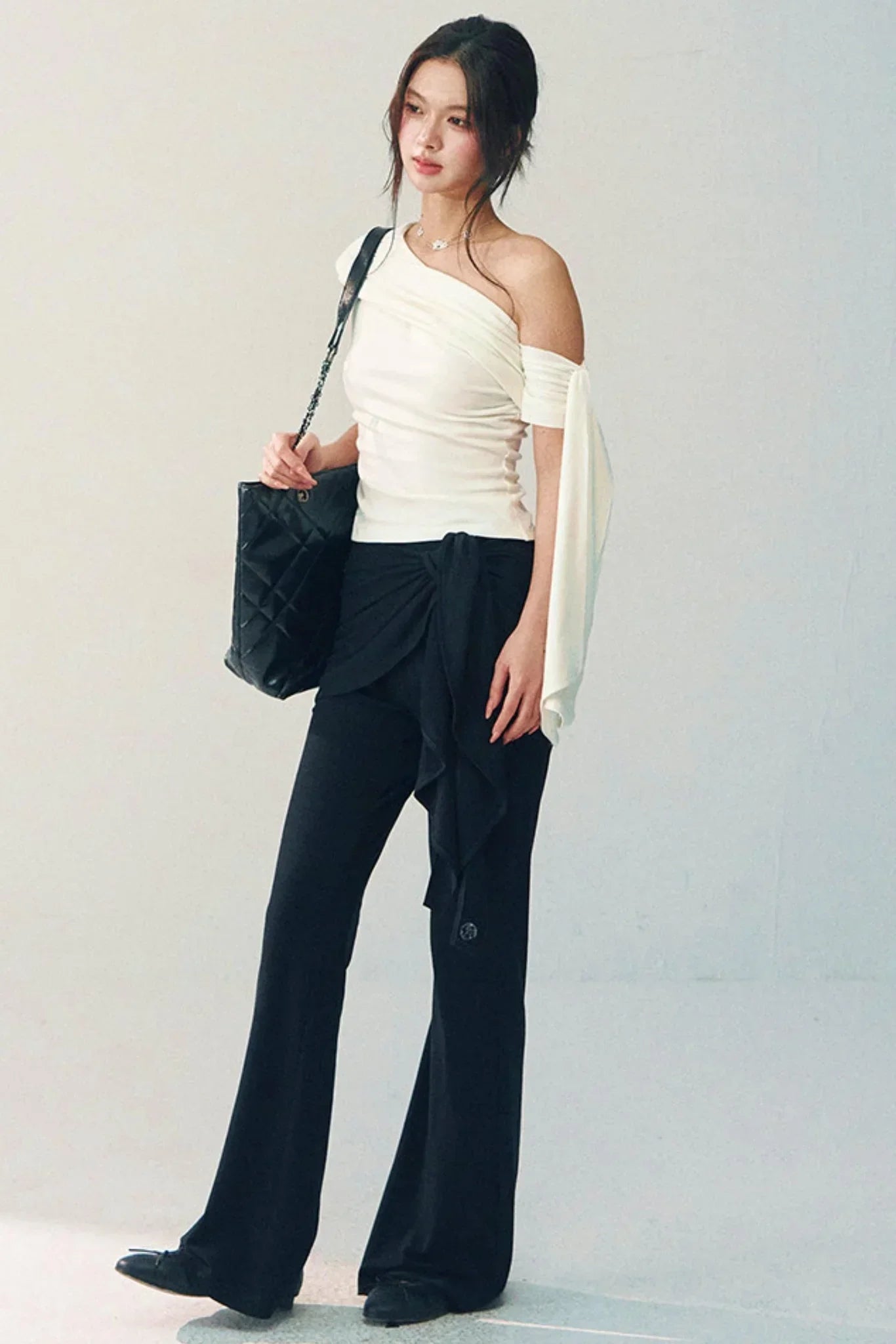 High-Waisted Flared Pants