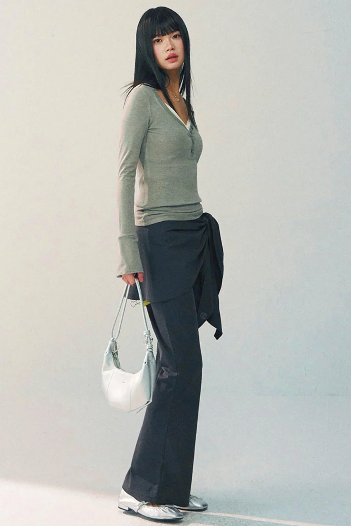 High-Waisted Flared Pants