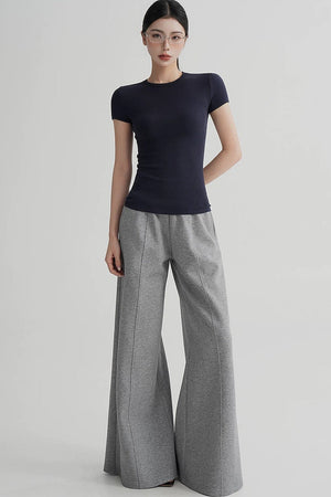 High-Waisted Flared Versatile Pants