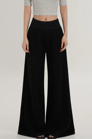 High-Waisted Flared Versatile Pants