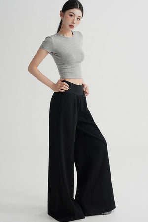 High-Waisted Flared Versatile Pants