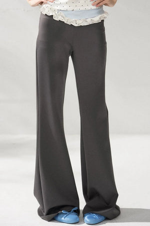 High-Waisted Flared Yoga Pants